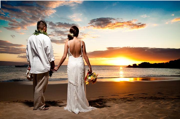 Maui Wedding Hawaii Beach Sunset Wallpaper
