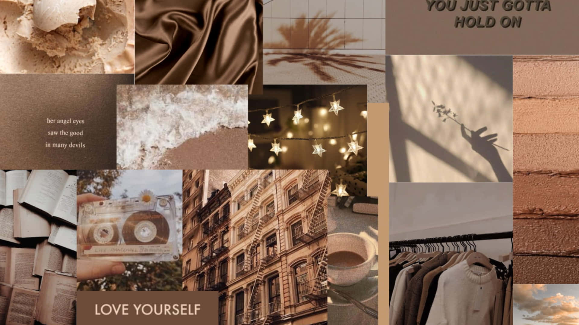 Aesthetic Collage Desktop Wallpaper