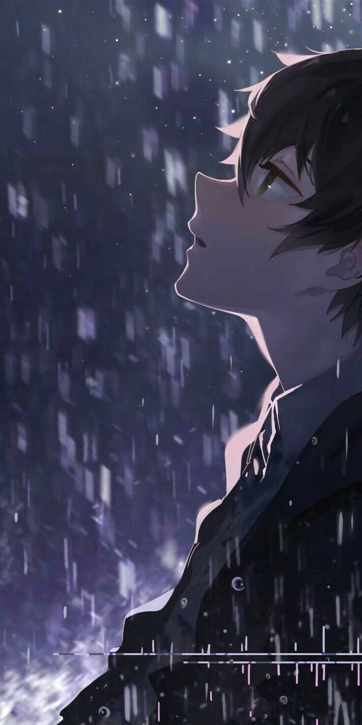Anime Boy Sad Aesthetic Wallpaper