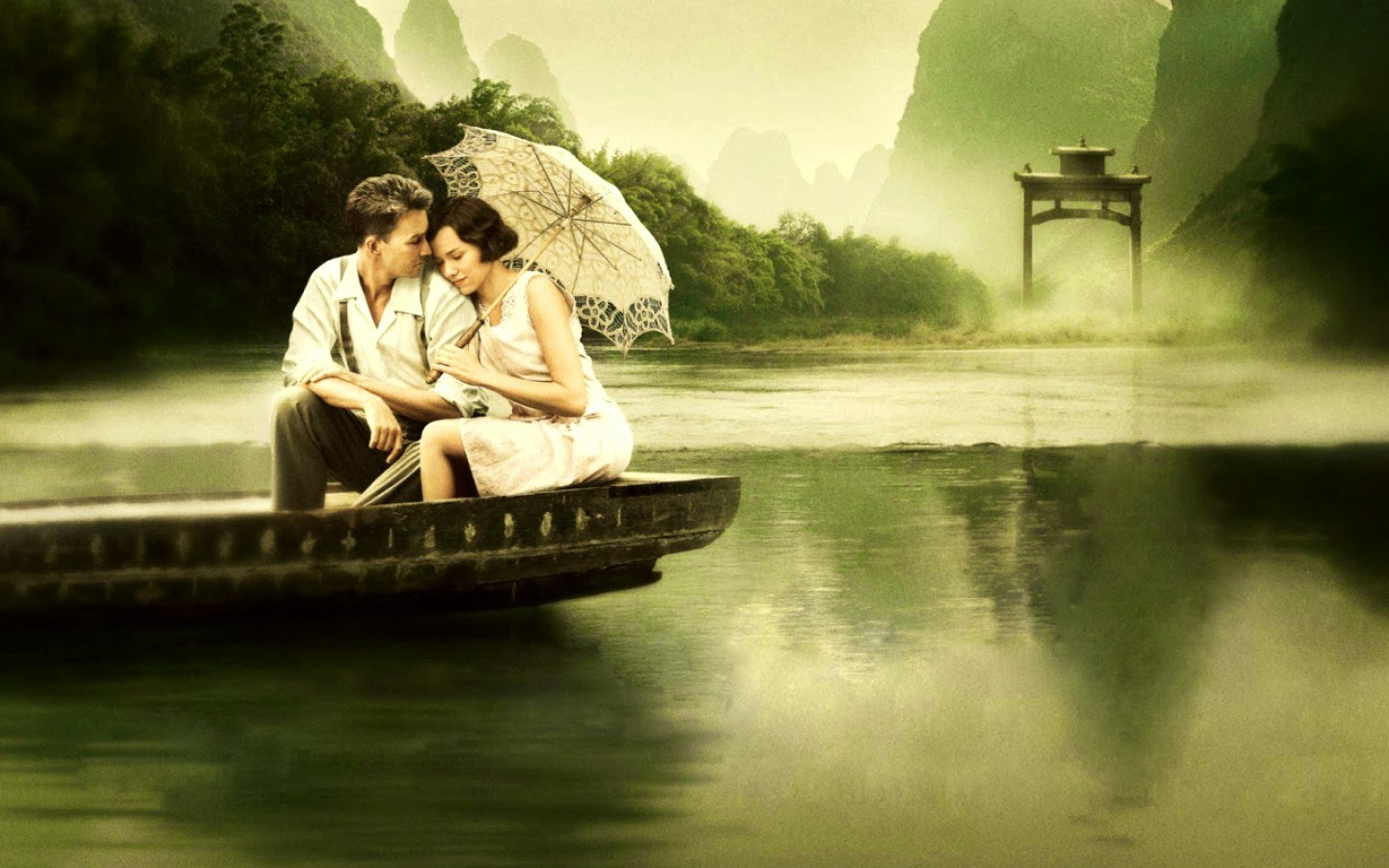 Romantic Couple HD Wallpaper And Image In Boat