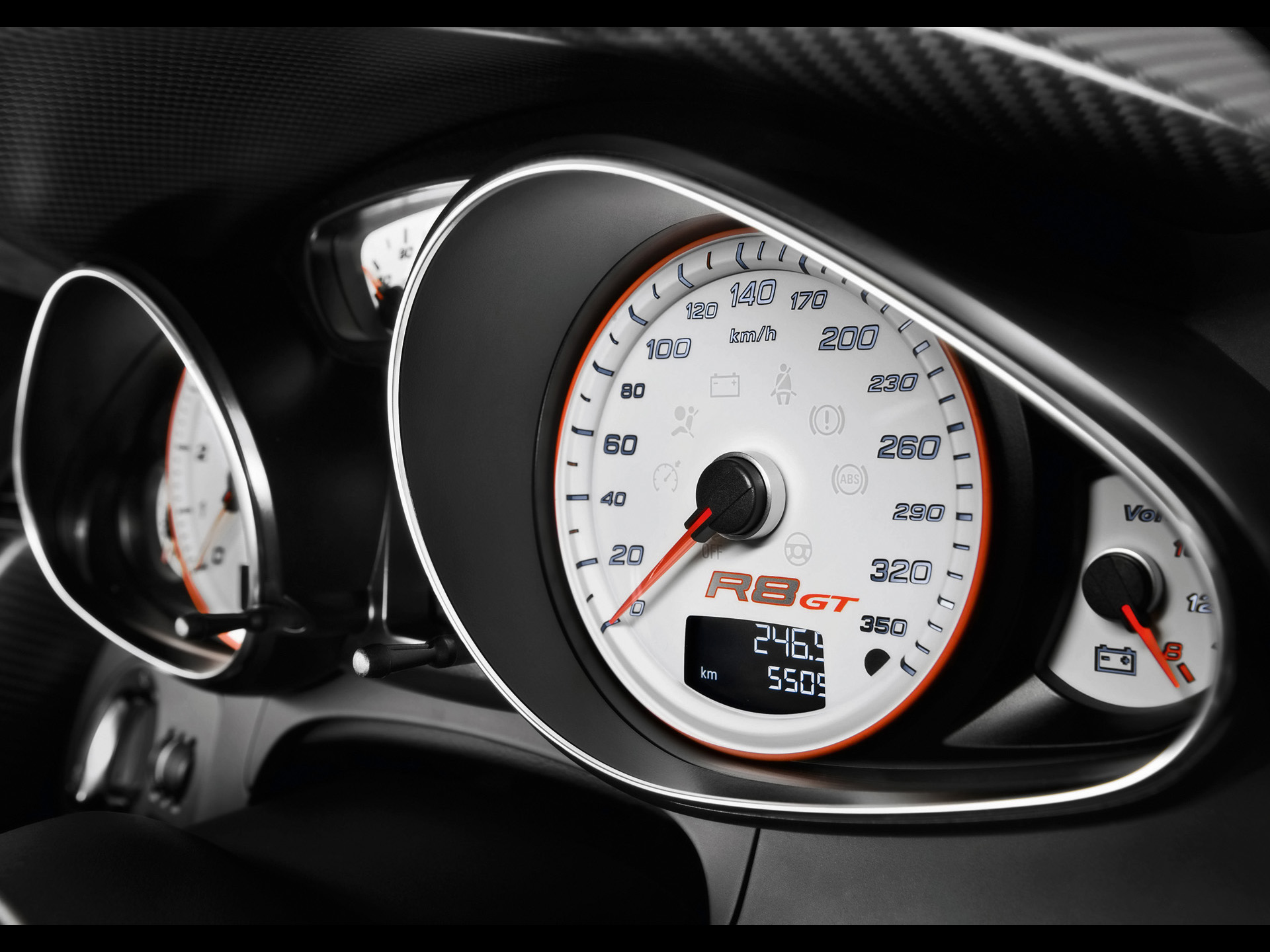 Audi R8 Gt Speedometer Wallpaper