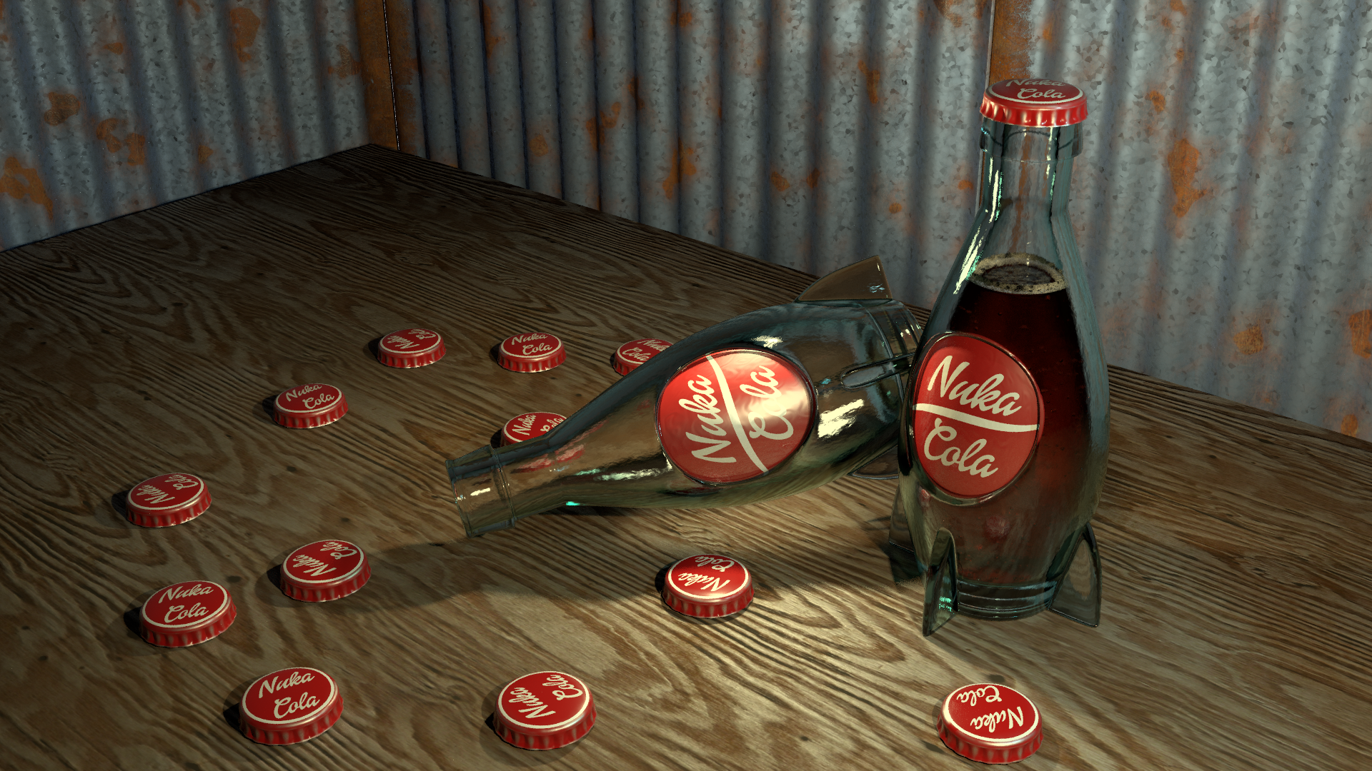 Nuka Cola 3d Stereograph Assets Included By Krist