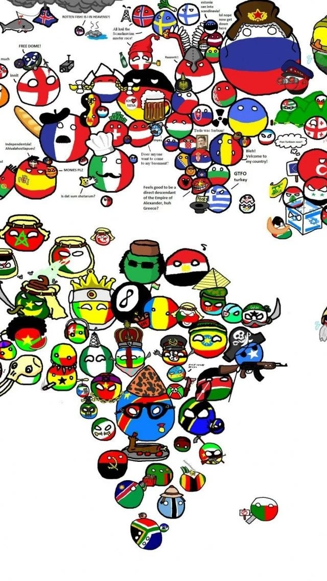 🔥 Free download Polandball World Map iPhone Wallpapers Desktop ...