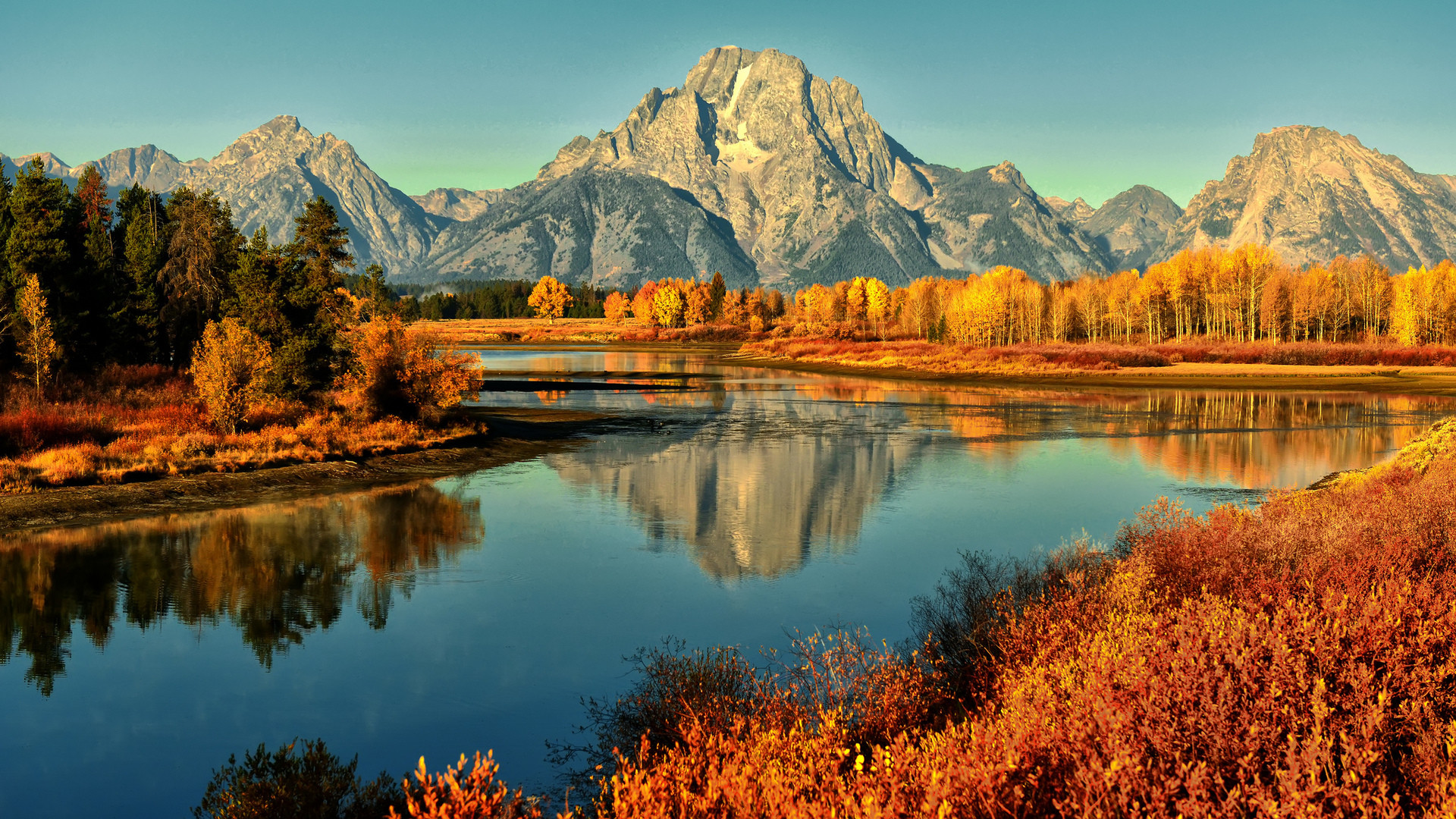 Fall Mountain Desktop Wallpaper Image