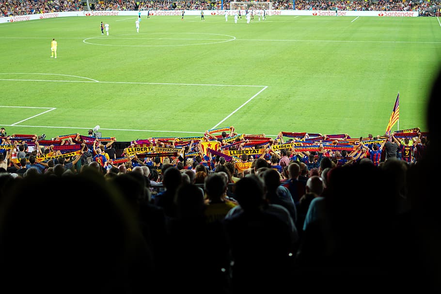 HD Wallpaper Green Sport Field Politic Catalan Dom Camp Nou
