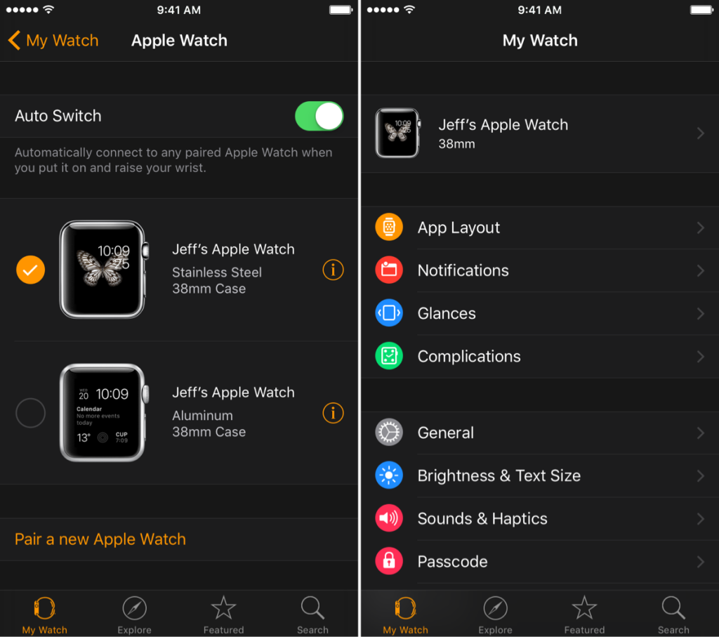 Apple Watch App Now Reflects The Current Face On Your