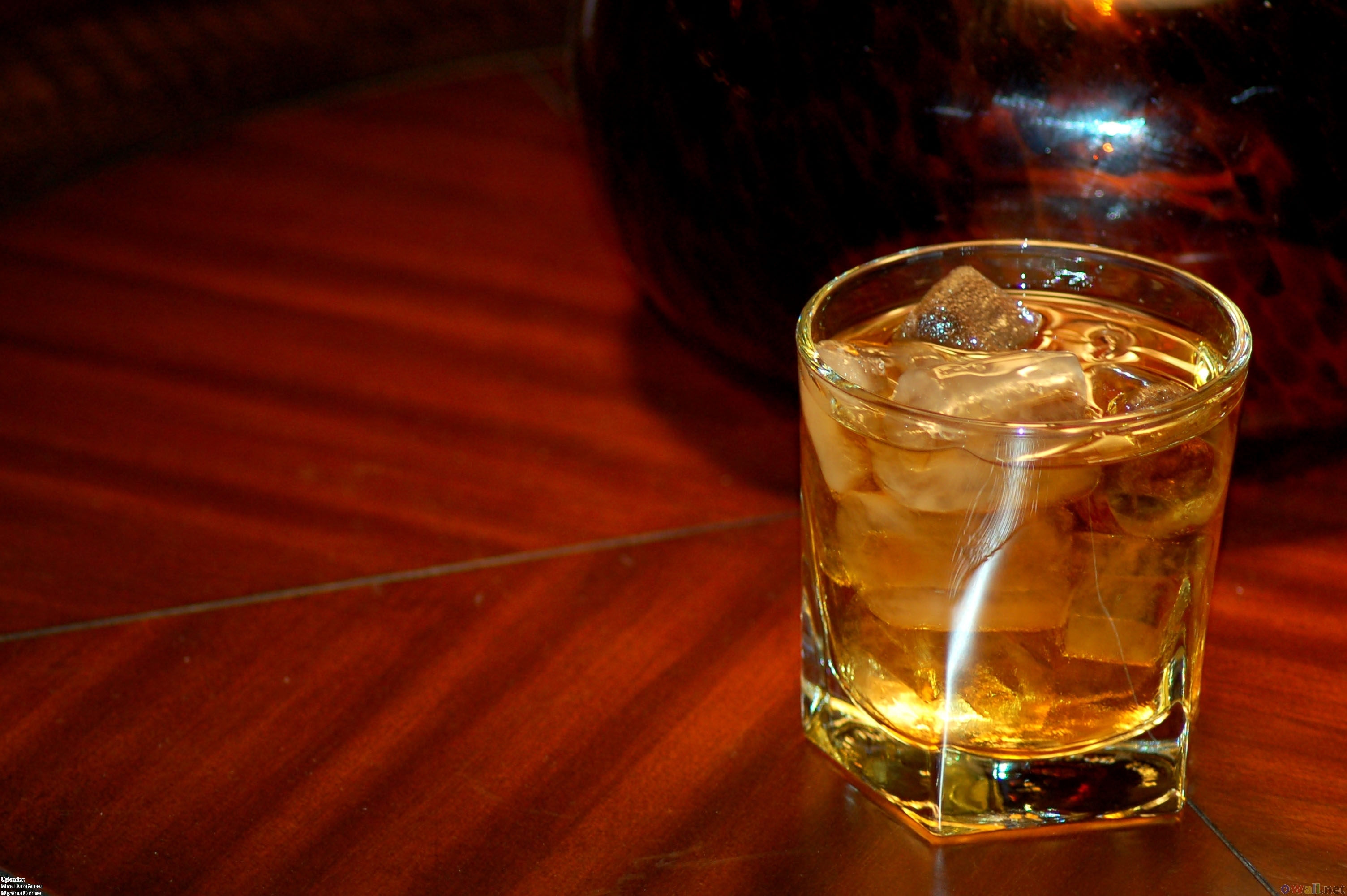 Whiskey On The Rocks Alcohol Wallpaper