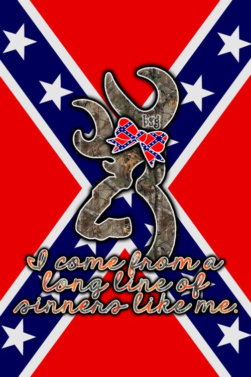 Browning Rebel Flag iPhone Wallpaper Decals Flags
