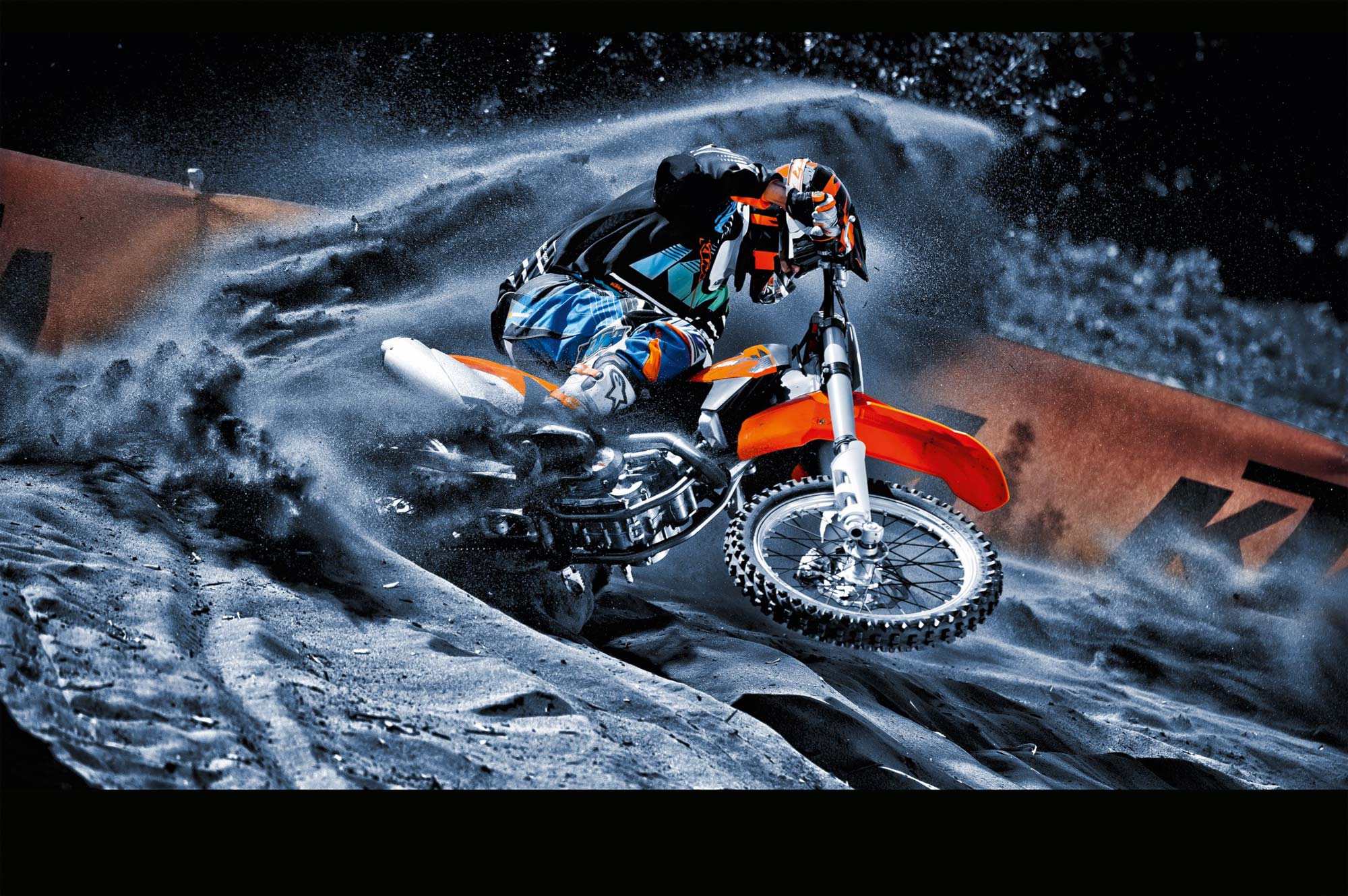 Ktm iPhone Wallpaper Vehicle Extreme Sport Style Motocross