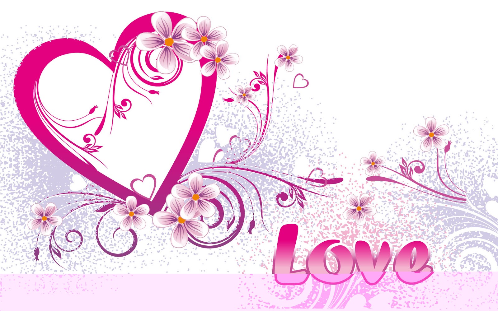 Heart And Love Wallpaper HD Background