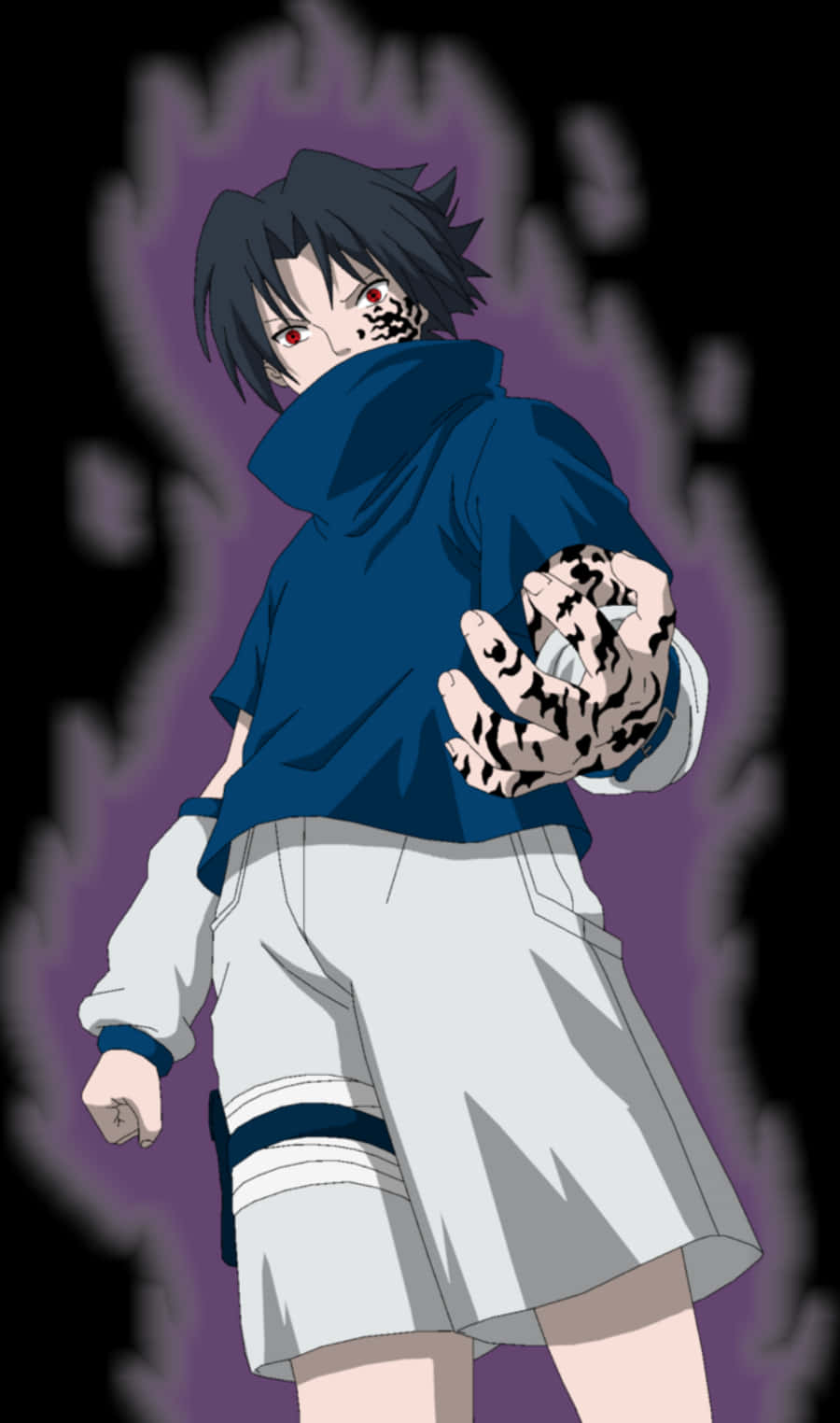 Sasuke Face Wallpaper