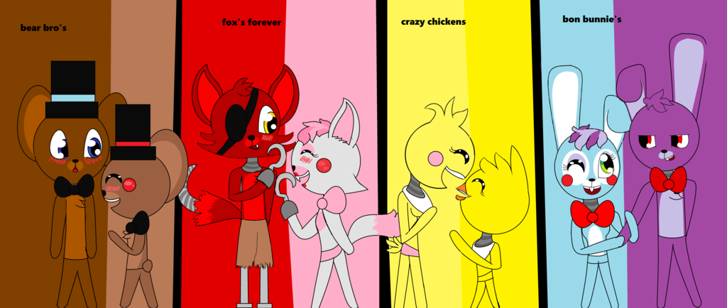 The Brother S And Sister Of Fnaf By Cute Kat01