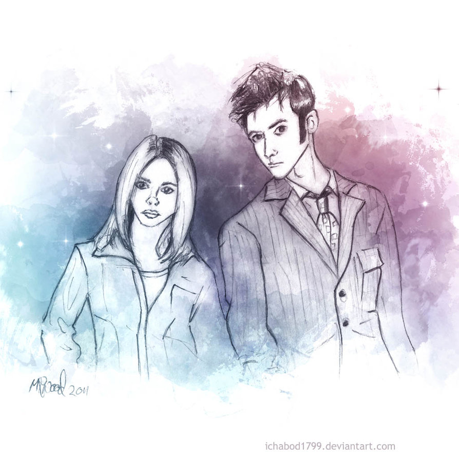 The Doctor And Rose iPad Wallpaper By Ichabod1799