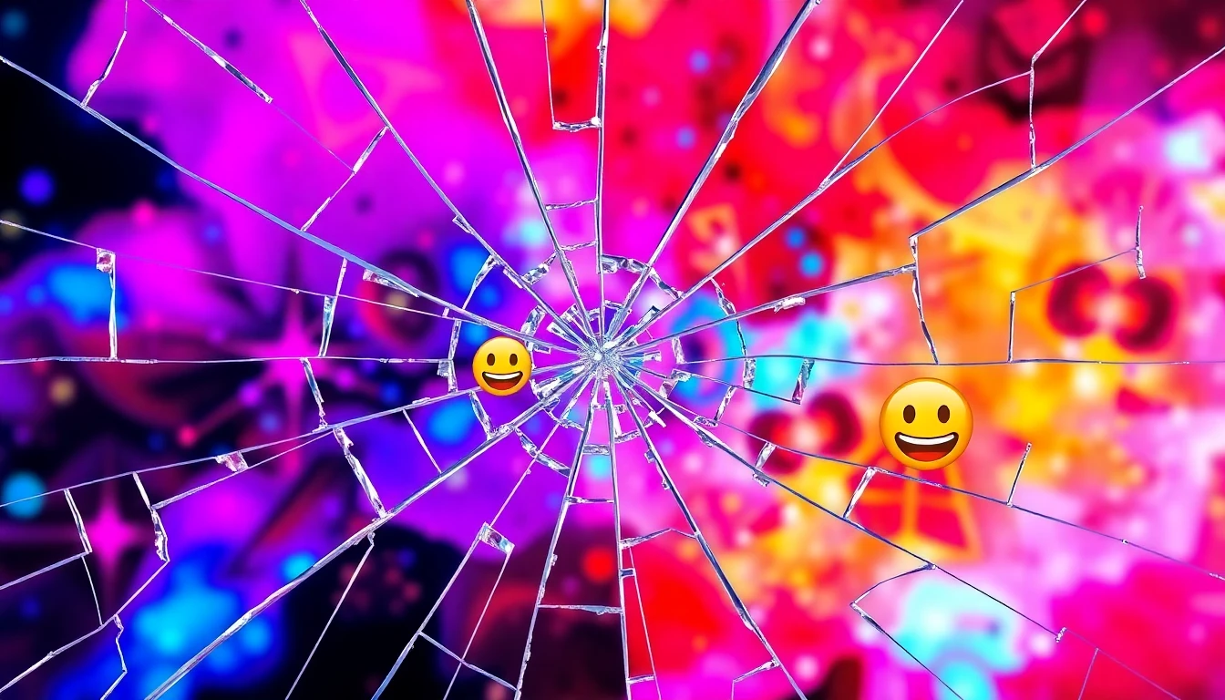 Prank Wallpaper Shattered Screen