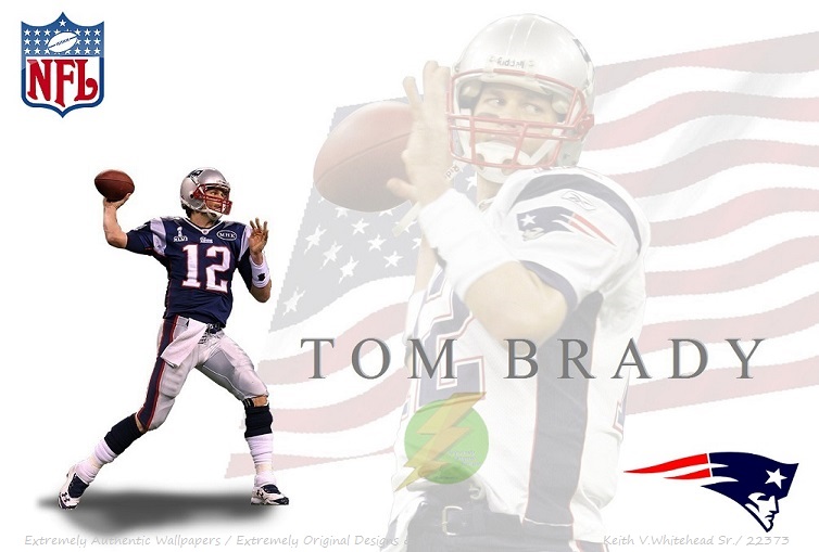 Tom Brady New England Patroits American The Great By Keiffer Boy On