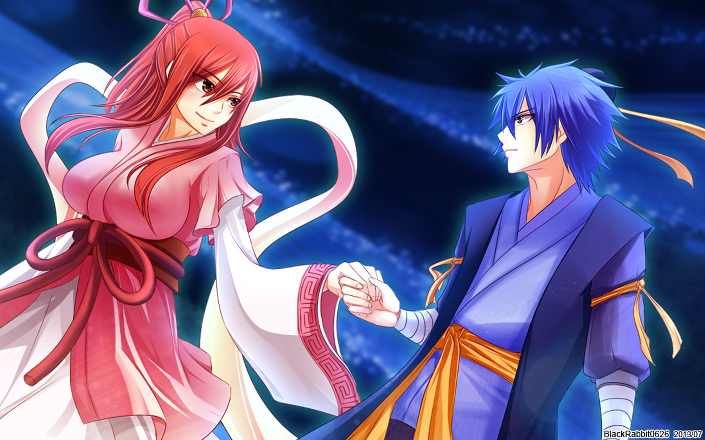 erza scarlet and jellal fernandes fairy tail anime hd wallpaper