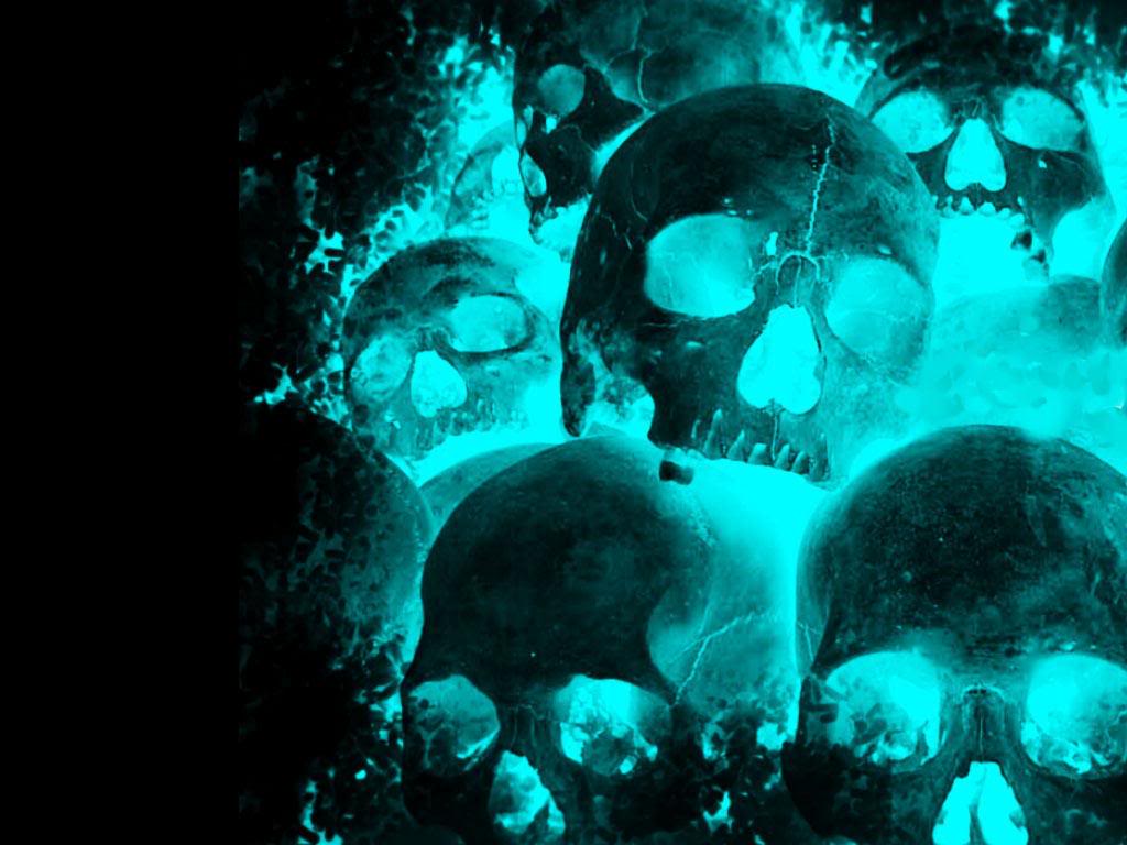 Skull Wallpaper Blue Image Amp Pictures Becuo