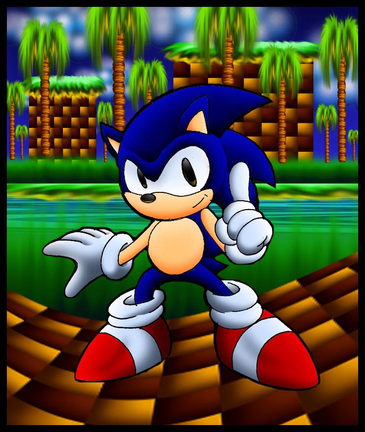 Sonic The Hedgehog by Virus 20 on