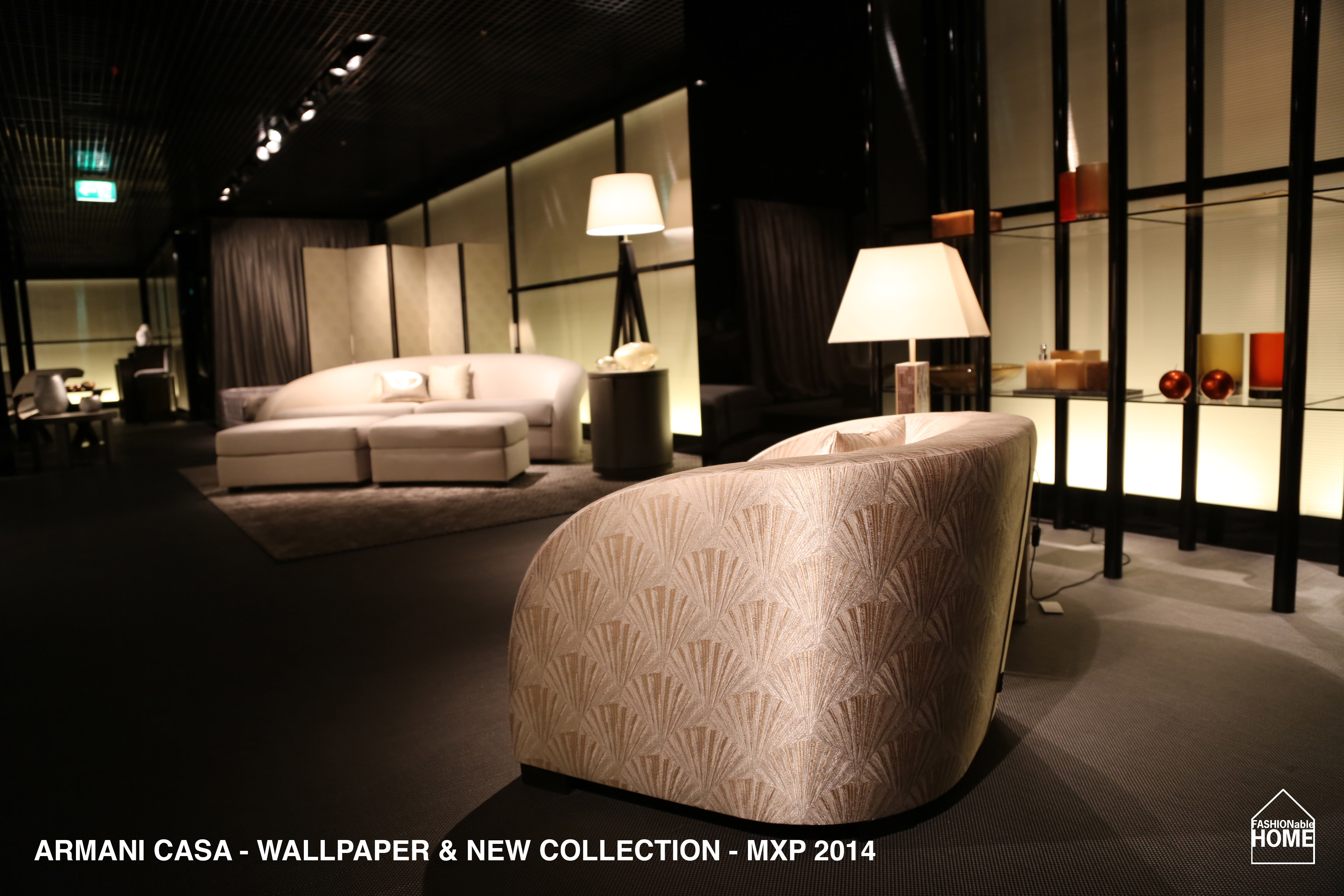 New ARMANI CASA Wallpapers collection items Milano 2014