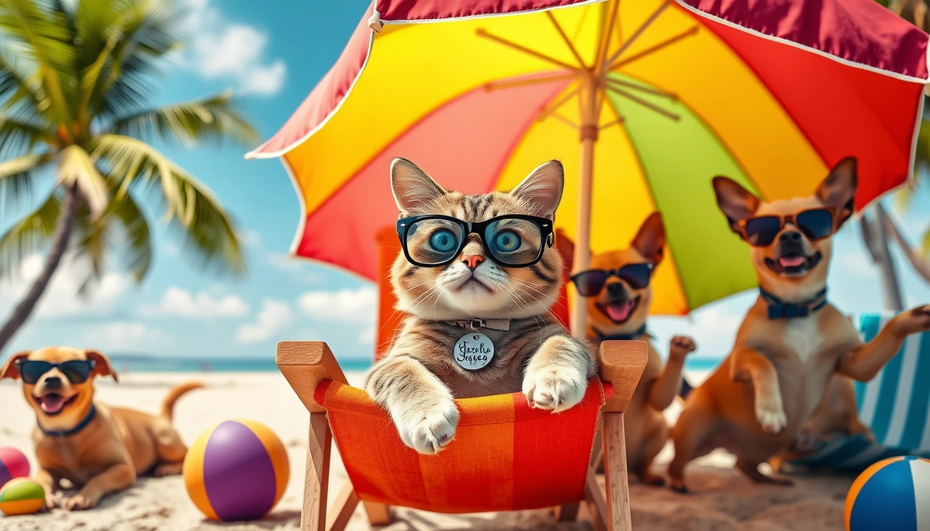 Funny Animal Background