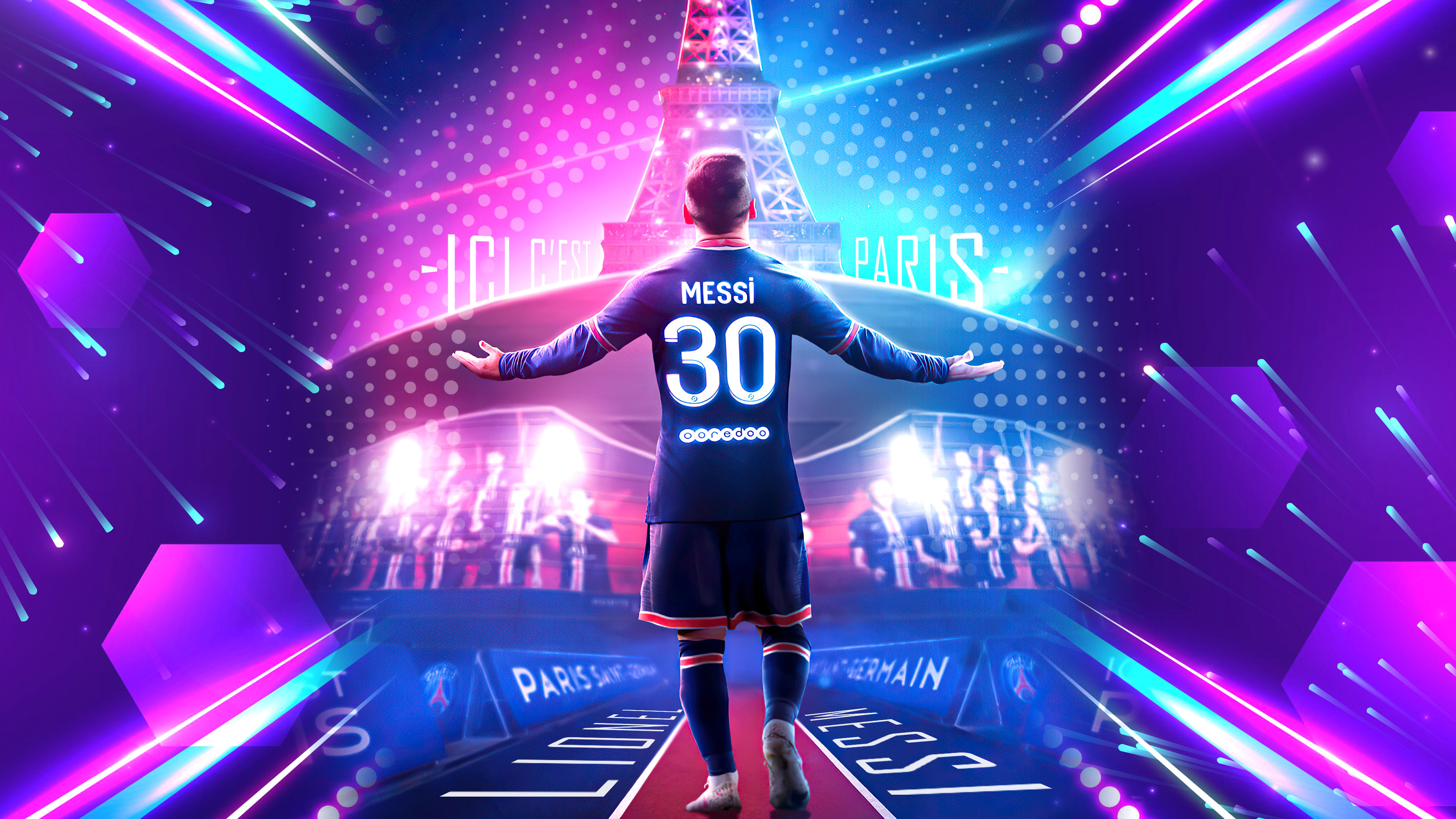 Lionel Messi 4k Ultra HD Wallpaper Background Image