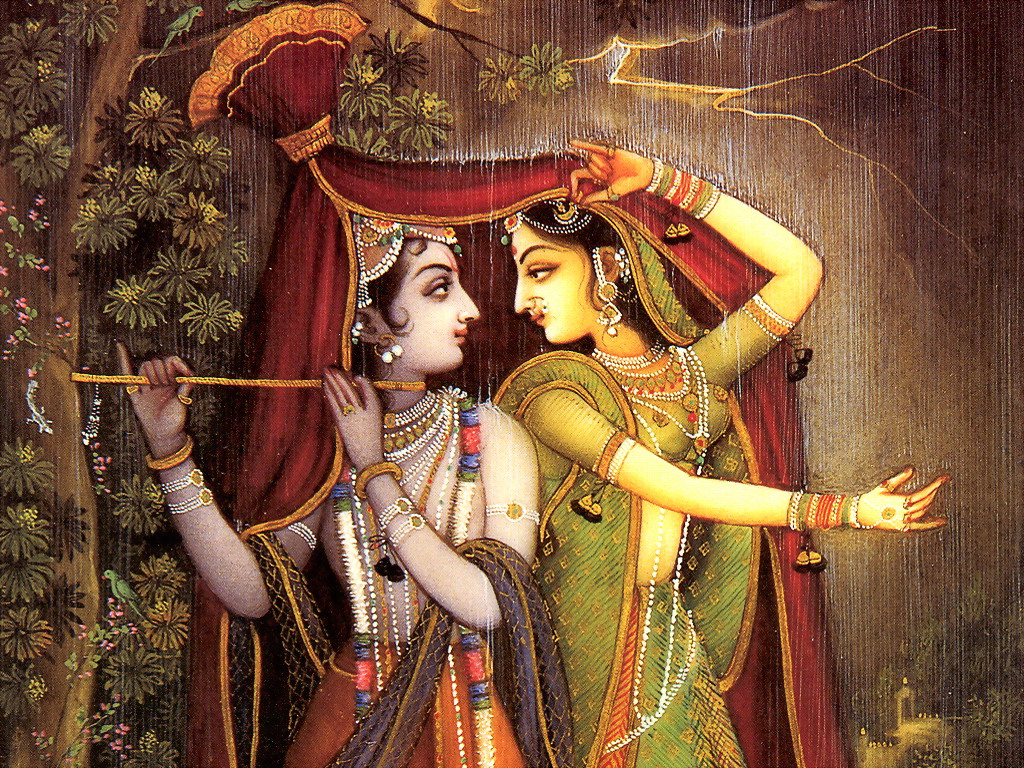 Radha and Krishna Beautiful Wallpaper Collection