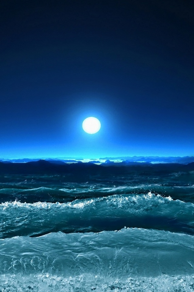 Ocean Waves iPhone Wallpaper