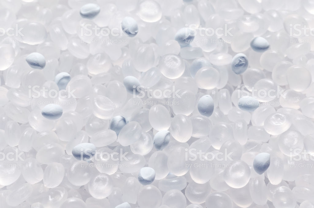 Polypropylene Granule With A Polymer Additive Closeup Background