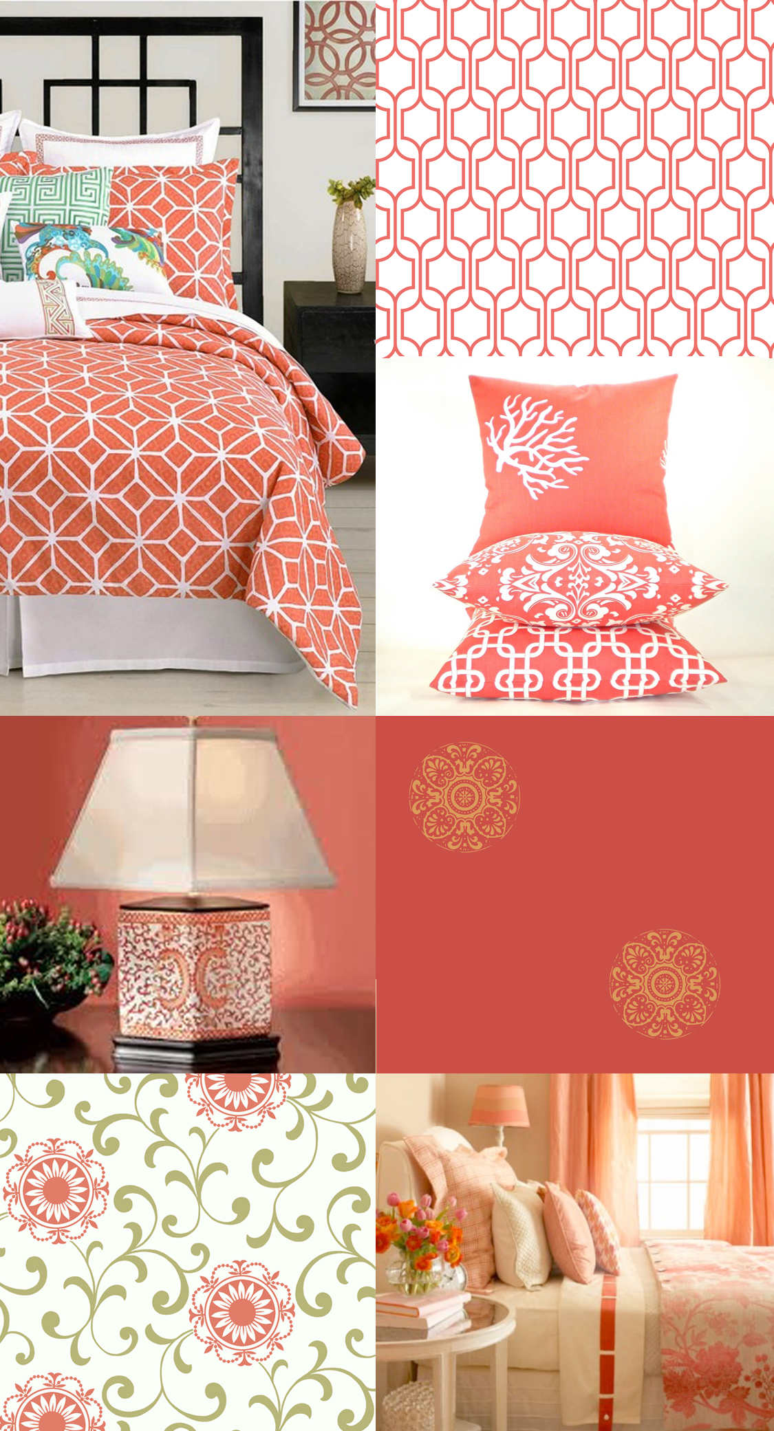  Coral Medallion wallpaper from Stacy Garcia Luxury Wallpapers GS4731 1125x2081