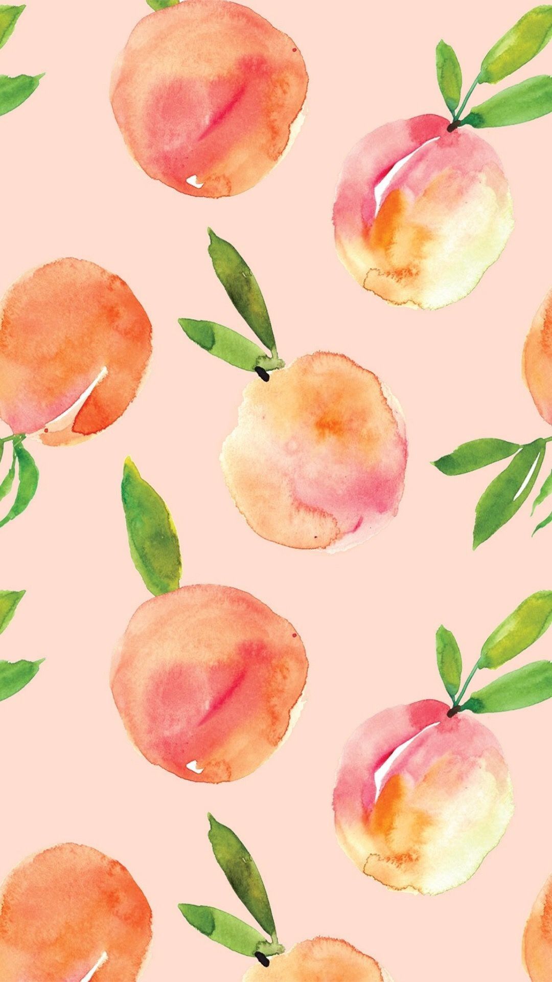 L Wallpaper Peach iPhone Summer Fruit
