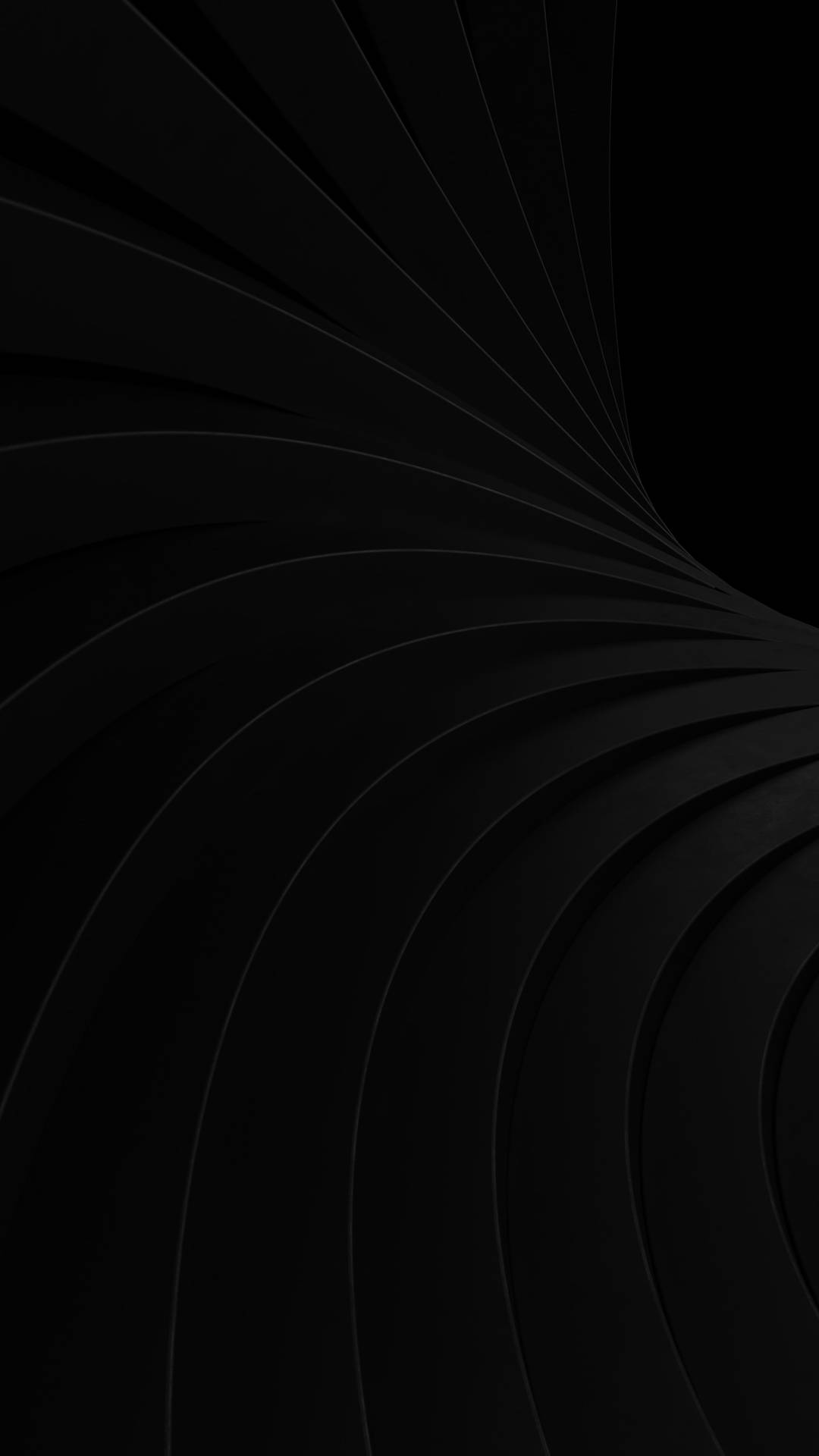 Majestic Pure Black HD Phone Screen Wallpaper