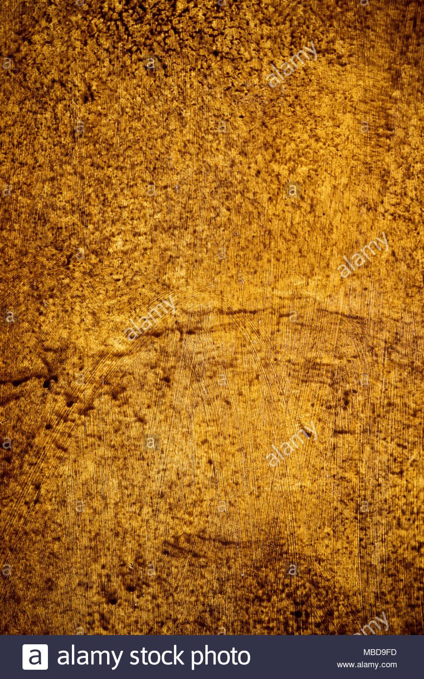 Gold Brown Background Paper With Vintage Grunge Texture