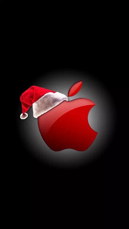 Christmas Apple On We Heart It Carta Da Parati Con Mele Sfondi