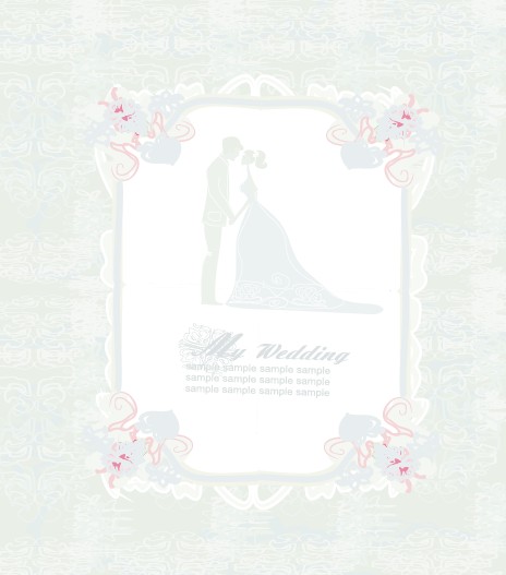 Creative Wedding Background Design Card Background