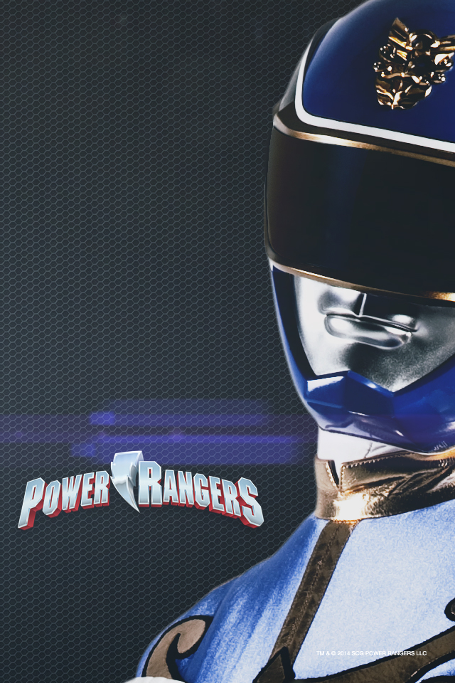 Blue iPhone Wallpaper Power Rangers The Official