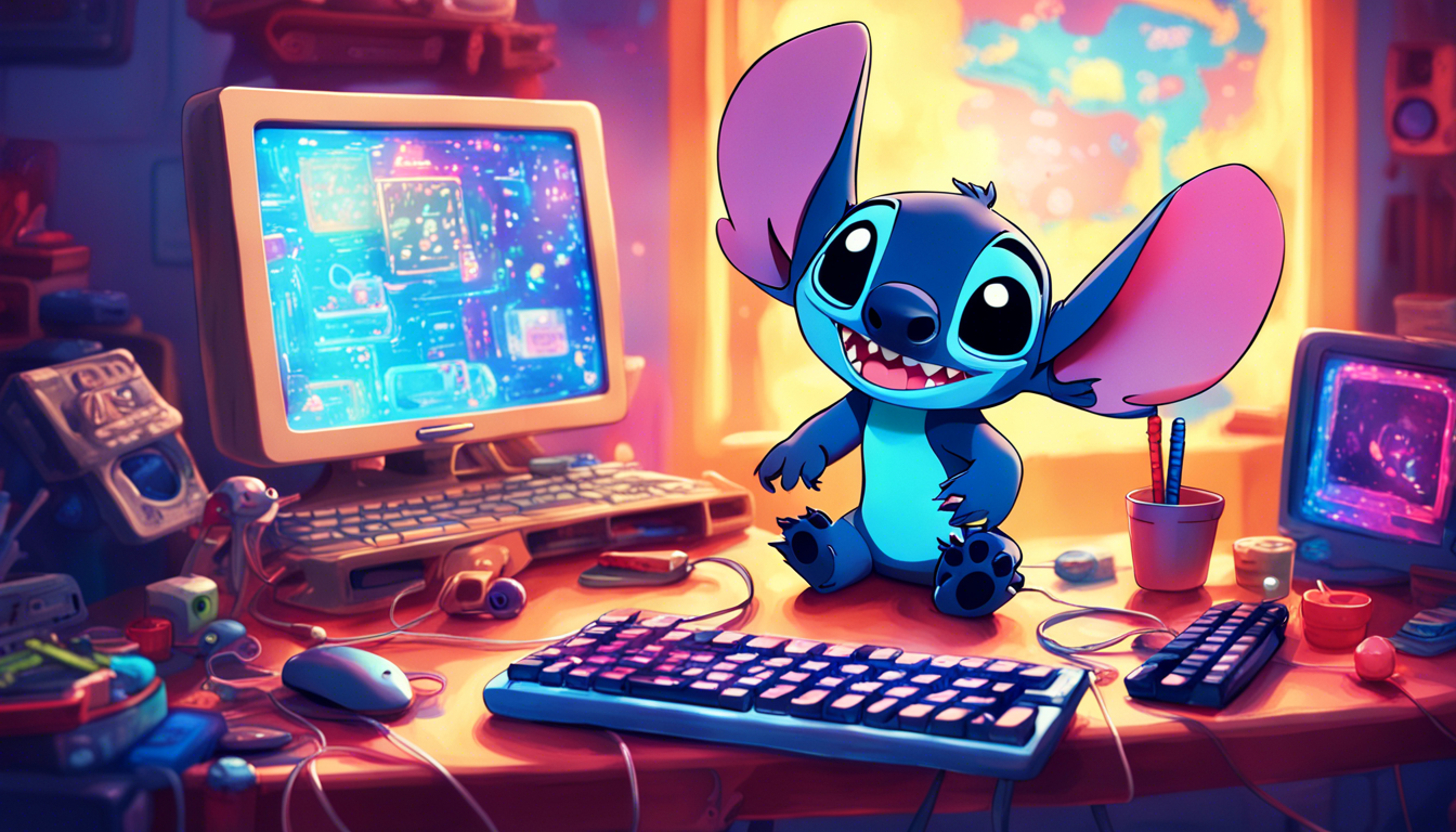 Cute Stitch Computer Wallpaper