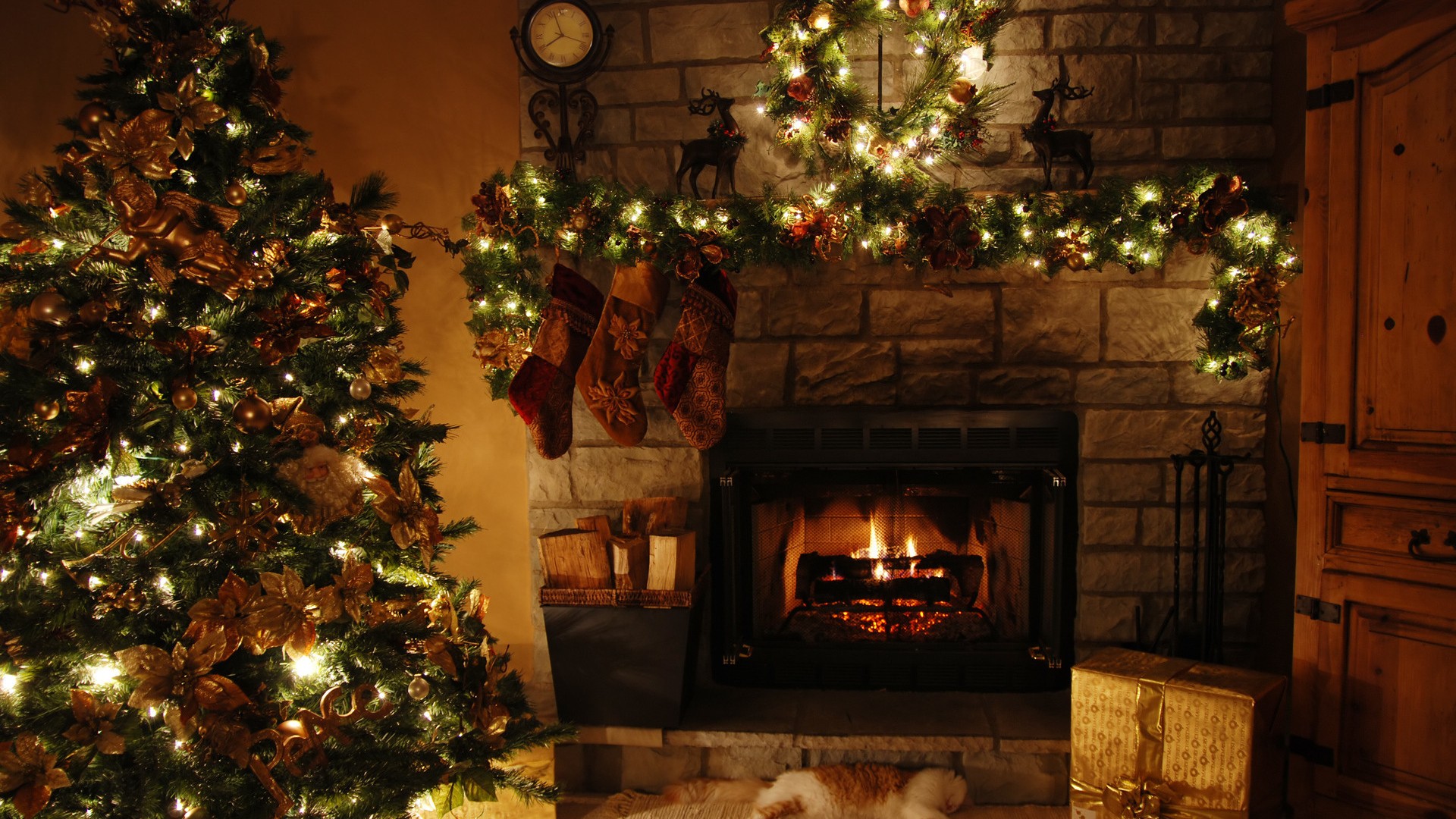 Christmas At Home Wallpaper HD