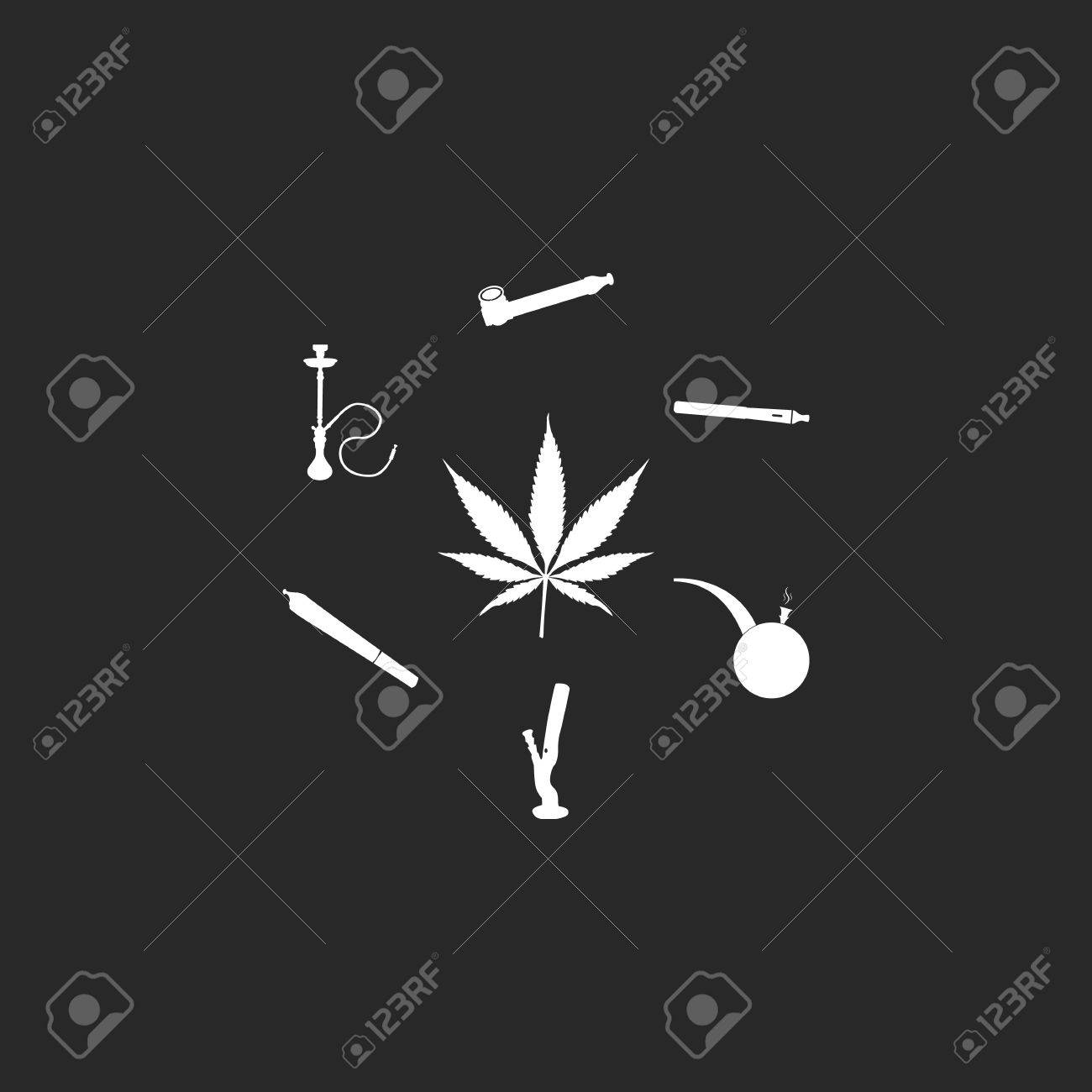 Free download Smoking Marijuana Weed Stuff Sign Simple Icon On