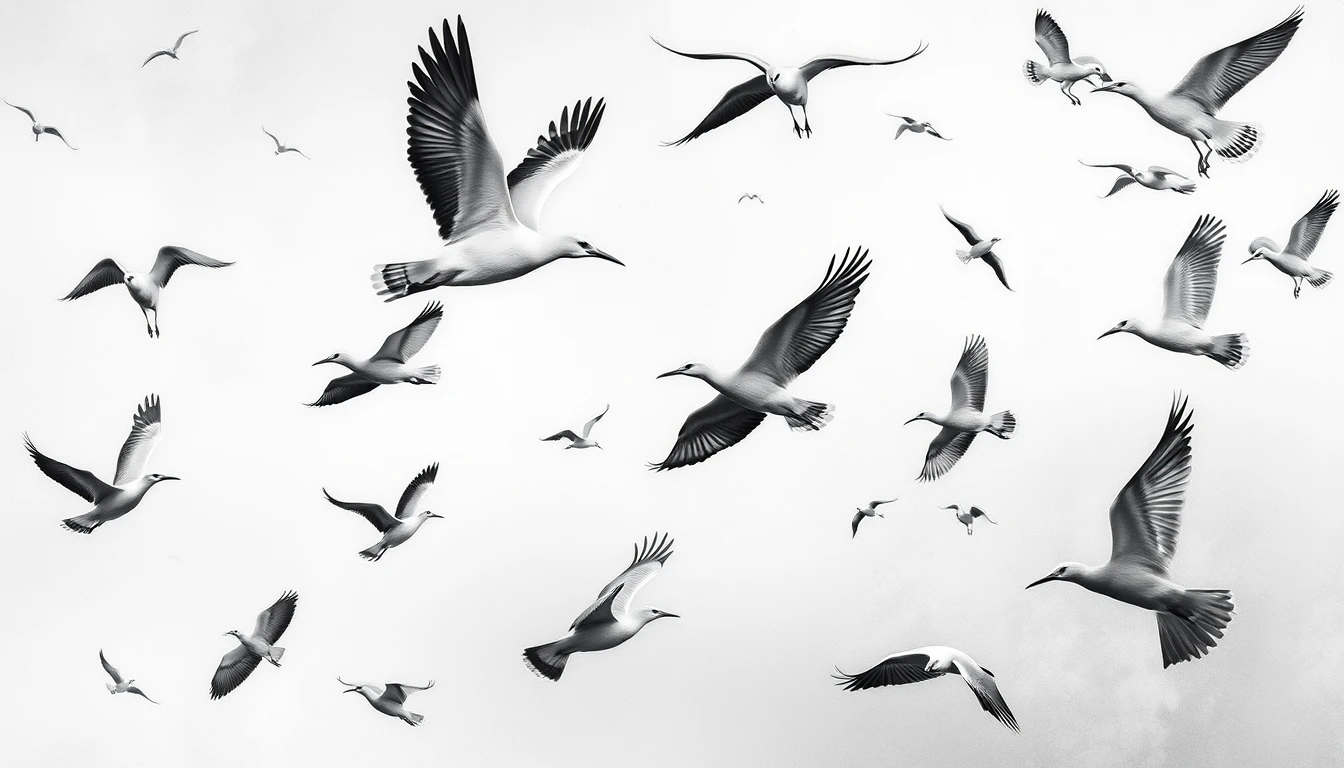 Black And White Bird Wallpaper
