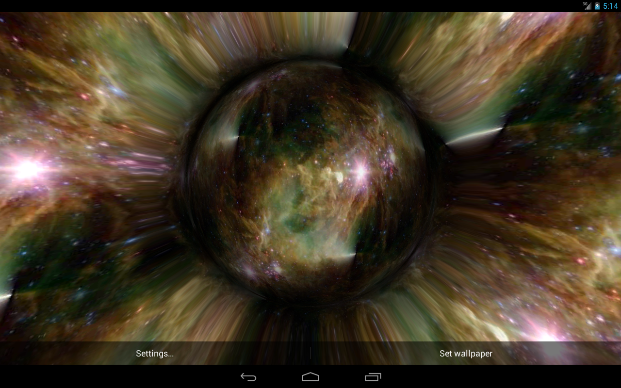 Black Hole Live Wallpaper Google Play Android
