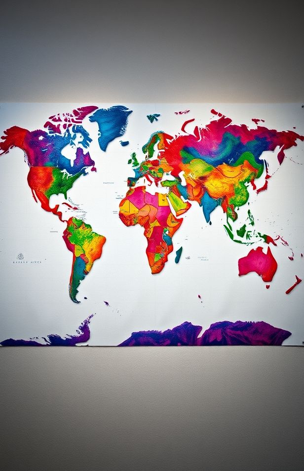 World Map Hd Wallpaper