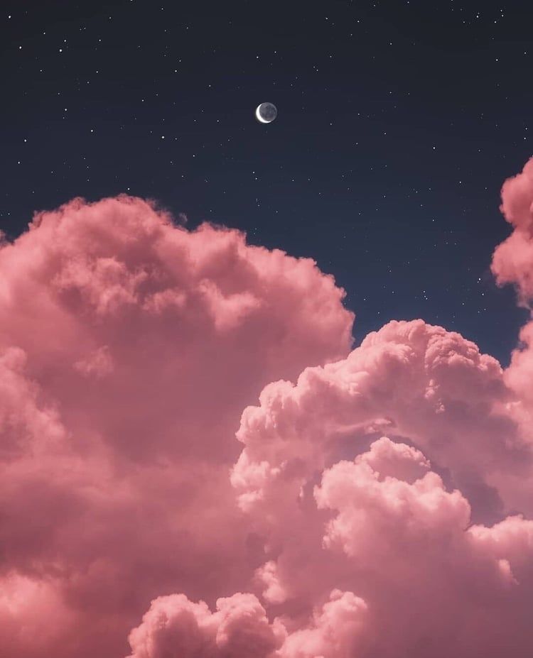 Skygazing Sky Night Amber Clouds S Weheartit Entry