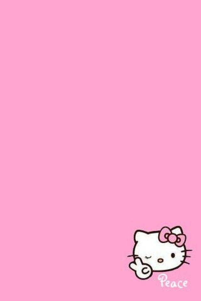 iPhone Wallpaper Hello Kitty Tjn Pink