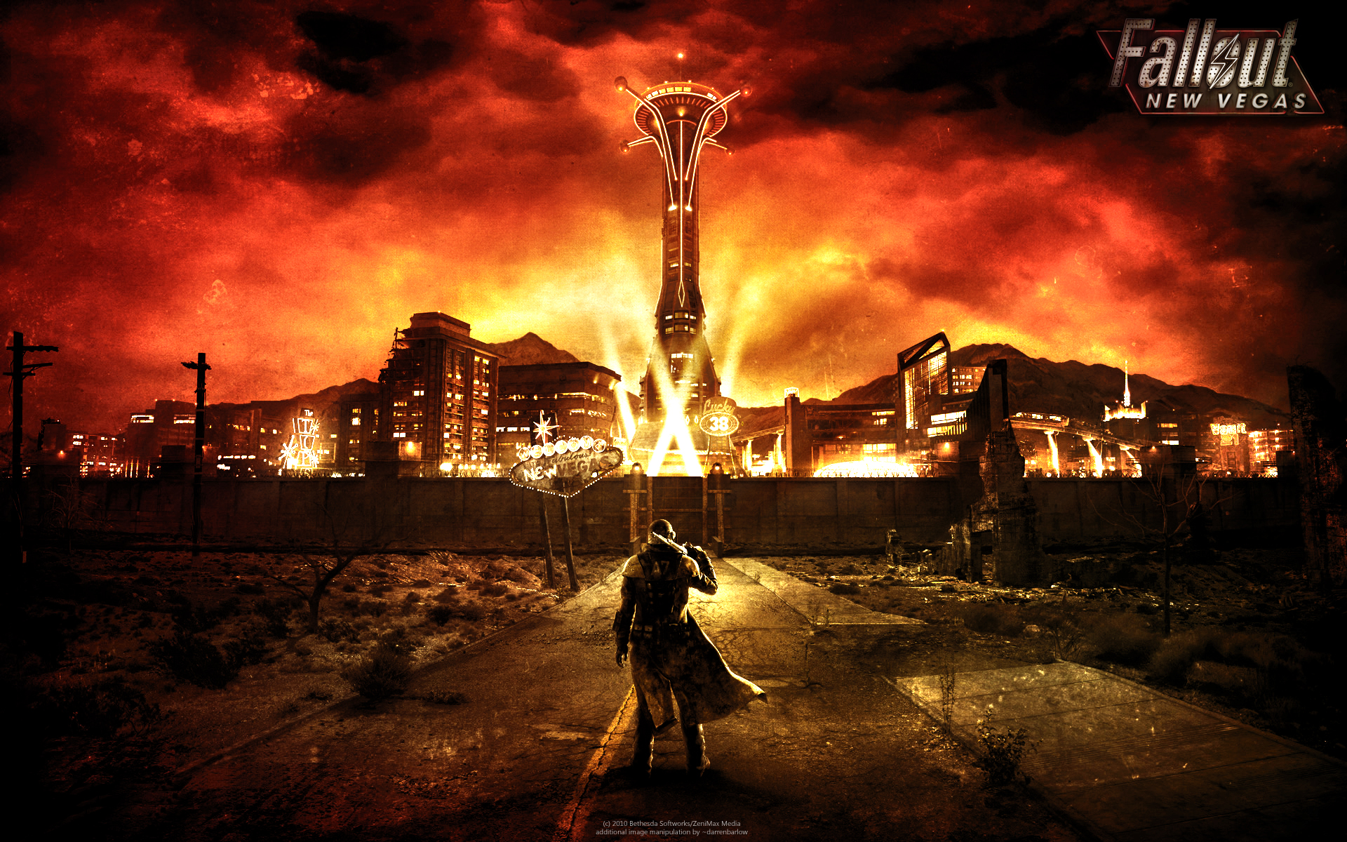 Fallout New Vegas By Darrenbarlow Customization Wallpaper HDtv
