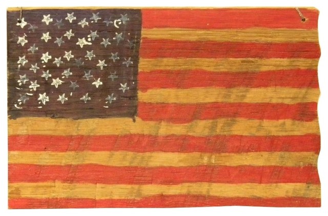 American Flag Rustic Artwork By The Rusted Nail