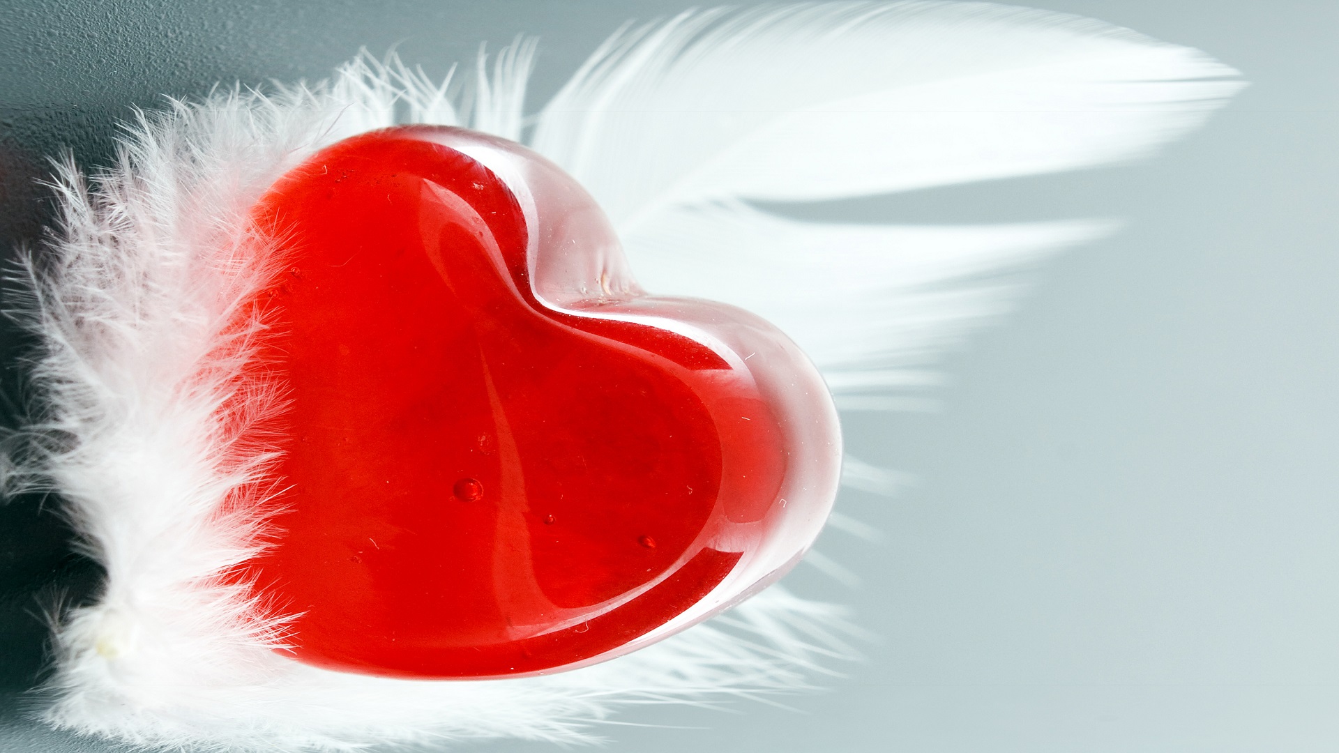 Cute Red Valentines Day Heart HD Desktop Wallpaper 4k