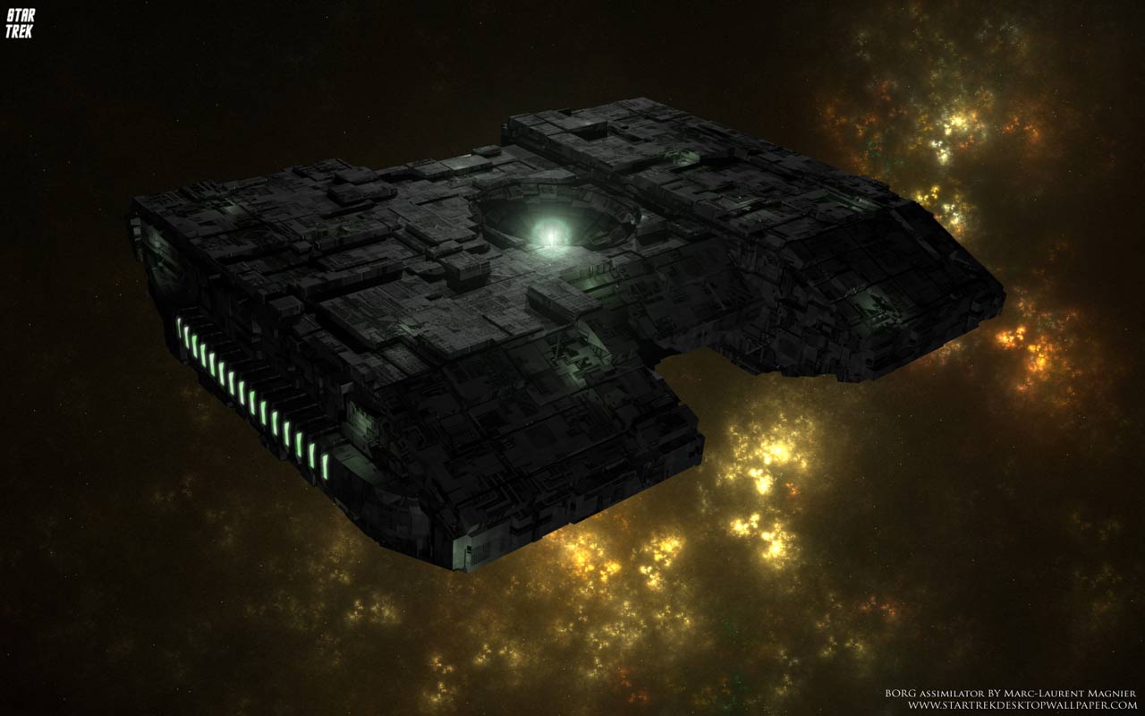Star Trek Borg Assimilator Puter Desktop Wallpaper
