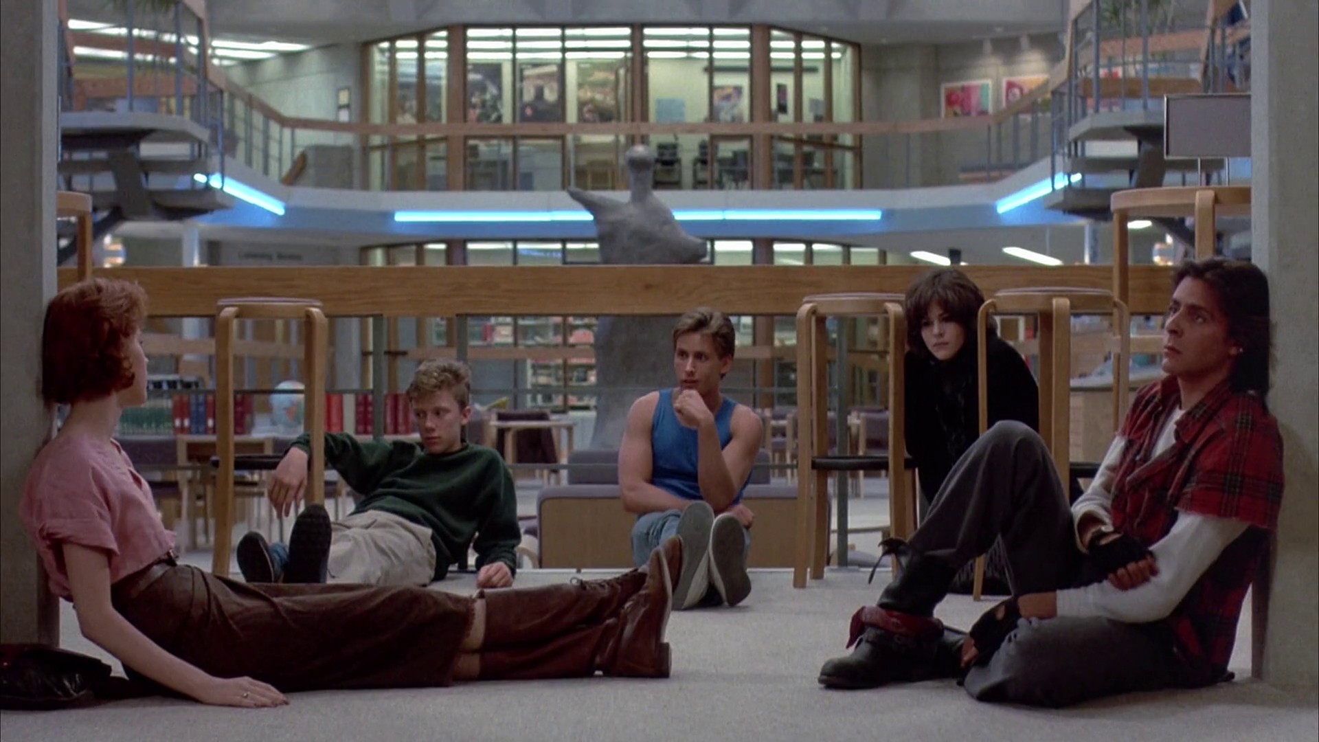 The Breakfast Club Anthony Michael Hall Molly Ringwald Movie Stills