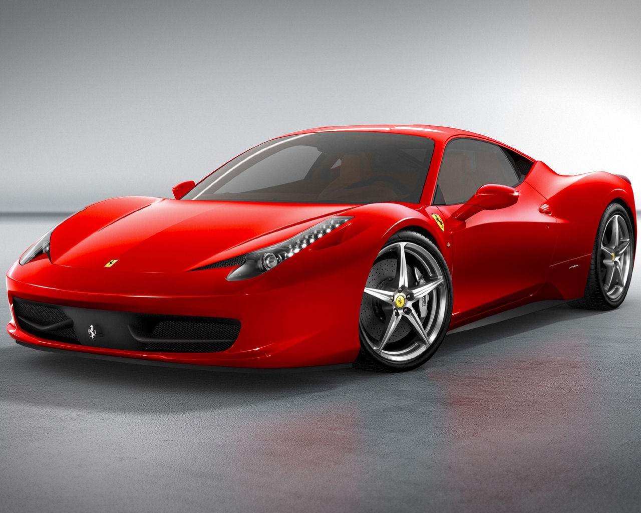Ferrari Italia V8 Wallpaper Desktop Background