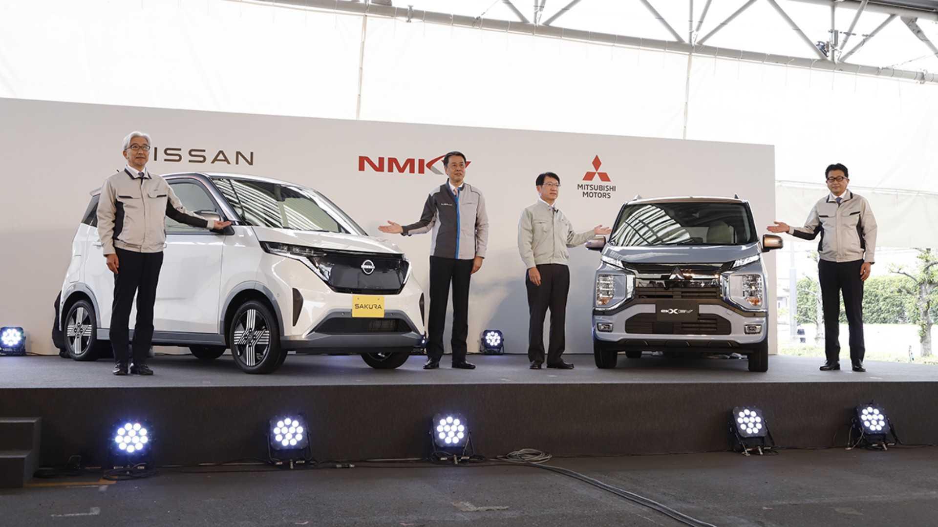 Nissan Mitsubishi Debut Sakura and eK X Electric Kei Cars In Japan